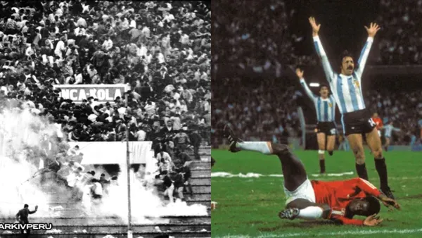 La tragedia del Estadio Nacional y Argentina 6-0 Perú.