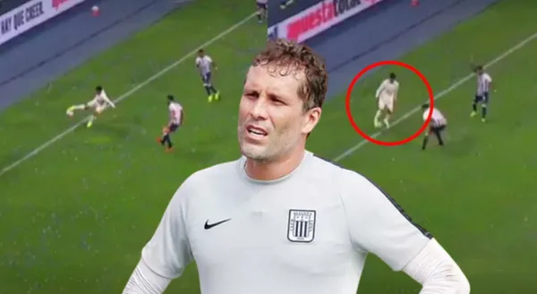 Leao Butrón expresó su malestar tras el gol de la U sobre Alianza Lima.