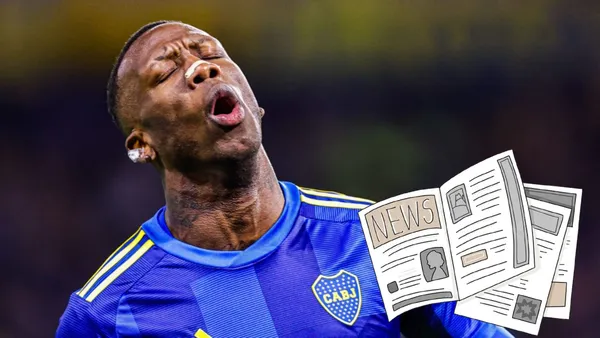 Luis Advíncula lamentándose