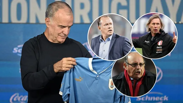 Marcelo Bielsa - Juan Reynoso - Ricardo Gareca - Sergio Markarián (Foto: La Bicolor)