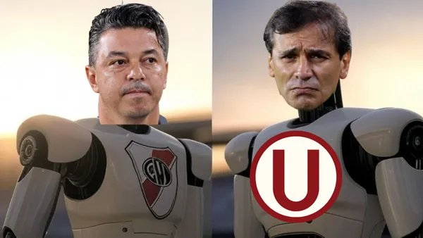 Marcelo Gallardo y Fabián Bustos. FOTO: Vía "X"