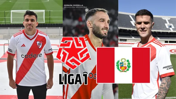 Marcos Acuña - Germán Pezzella - Fabricio Bustos (Foto: River Plate)