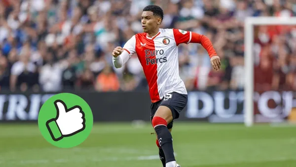Marcos López jugando por el Feyenoord