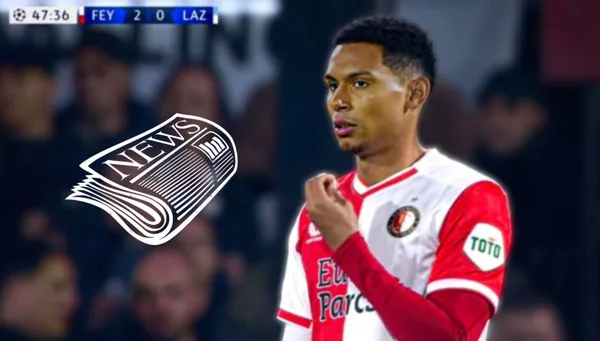Marcos López jugó en la victoria del Feyenoord ante la Lazio.