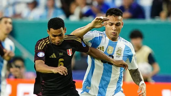 Marcos López - Lautaro Martínez (Foto: FPF)