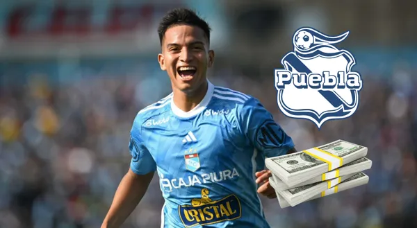 Martín Távara con la camiseta de Sporting Cristal.