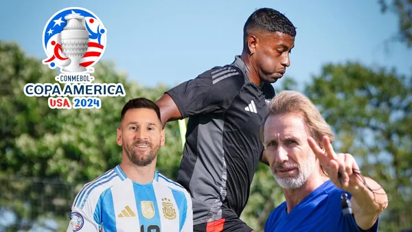 Miguel Araujo - Ricardo Gareca - Lionel Messi (Foto: Selección Peruana)