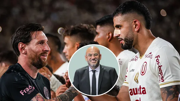 Mr Peet - Lionel Messi - Matías Di Benedetto (Foto: Universitario)