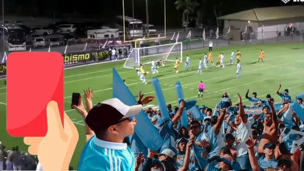 Ni la roja ni el gol, lo que más enoja al hincha rimense del duelo en Miami
