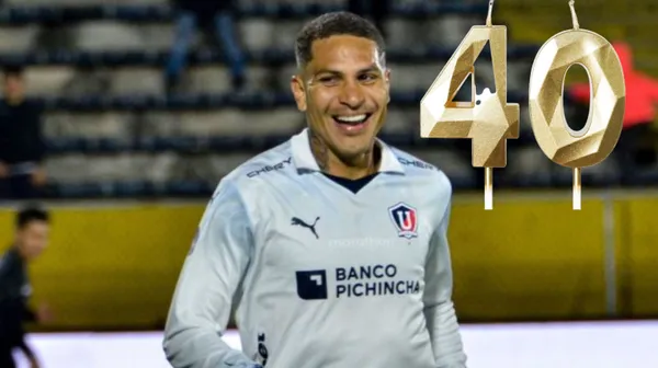 Paolo Guerrero con la camiseta de LDU.
