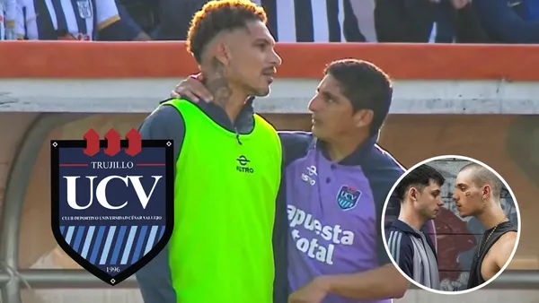 Paolo Guerrero - Guillermo Salas (Foto: Captura)