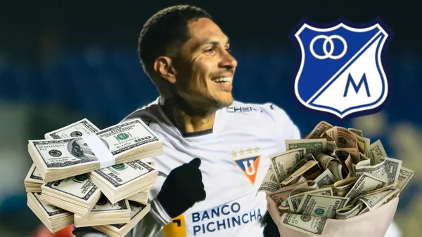 Paolo Guerrero podría ser una buena opción para Millonarios FC