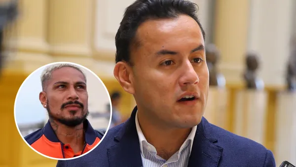 Paolo Guerrero - Richard Acuña (Foto: Andina)