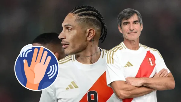 Paolo Guerrero y Óscar Ibáñez (Foto: FPF)