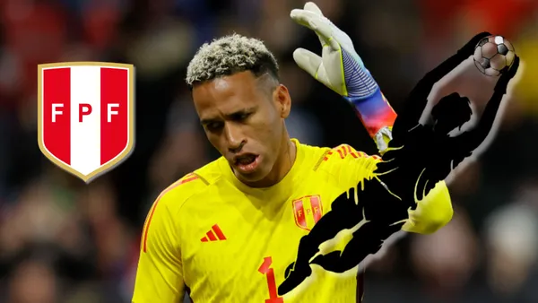 Pedro Gallese vistiendo la camiseta de la Selección Peruana