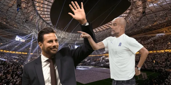 Pep Guardiola quedó impactado al volver a ver a Claudio Pizarro