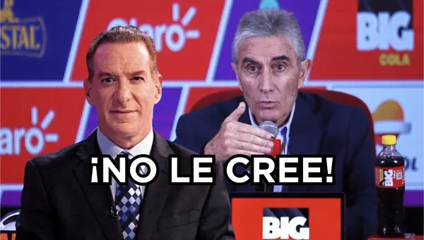 Periodista deportivo disparó contra el director general de la Federación Peruana de Fútbol.