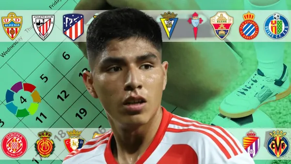Piero Quispe tentado en la Liga de España