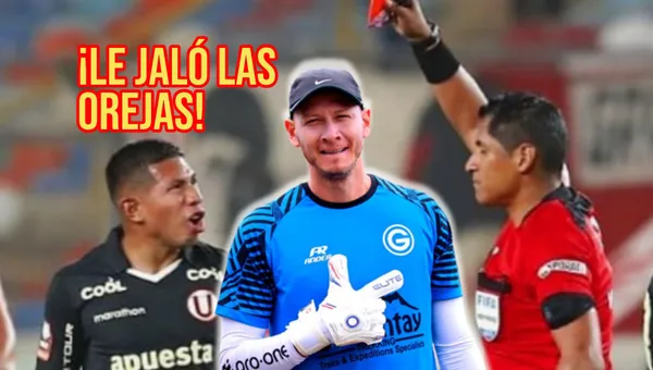 Portero de Garcilaso le dio un fuerte jalón de orejas a Flores, tras su tonta expulsión.