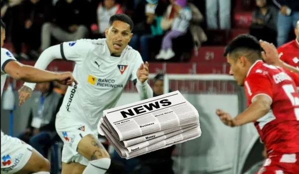 Prensa norteño calificó el rendimiento del ‘Depredador’ con Liga Deportiva Universitaria de Quito.