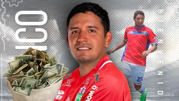 Reimond Manco siendo presentado en Unión Comercio