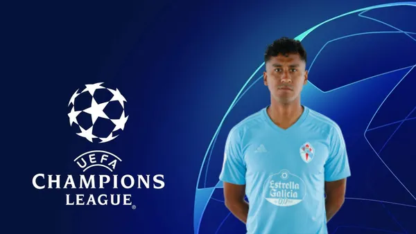 Renato Tapia con los brazos cruzados (Fuente: UEFA / LaLiga)