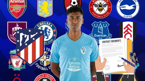 Renato Tapia posando con la camiseta del Celta de Vigo