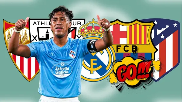 Renato Tapia vistiendo la camiseta del Celta de Vigo