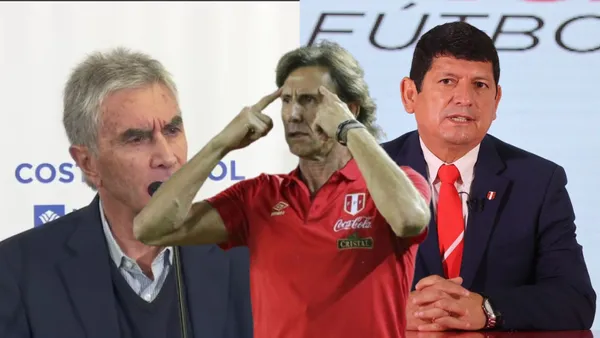 Ricardo Gareca - Agustín Lozano - Juan Carlos Oblitas (Foto: La Bicolor)