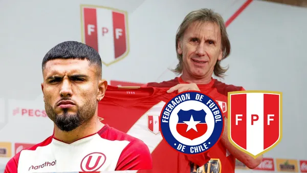 Ricardo Gareca y Rodrigo Ureña (Foto: Andina)