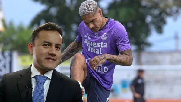 Richard Acuña - Paolo Guerrero (Foto: UCV)