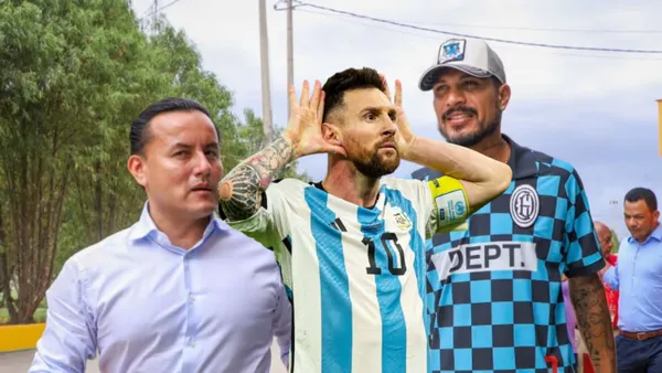 Richard Acuña - Paolo Guerrero - Lionel Messi (Foto: Club UCV)