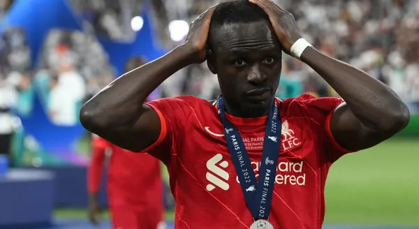 Sadio Mané no pudo levantar su segunda orejona