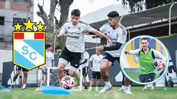 Santiago González - Luis Iberico - Guillermo Farré (Foto: Club Sporting Cristal)