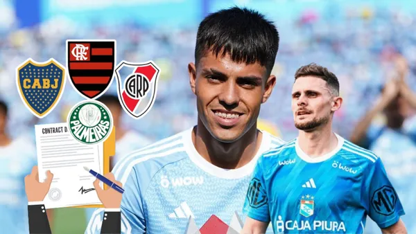 Santiago González - Nicolás Pasquini (Foto: Club Sporting Cristal)