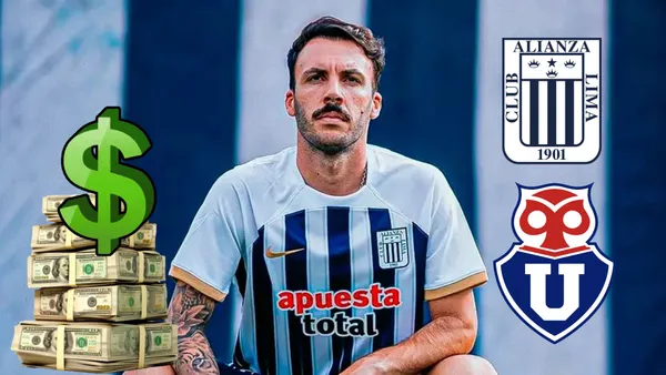 Sebastián Rodríguez vistiendo la camiseta de Alianza Lima