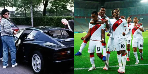 Solo hay un jugador peruano que conduce el mismo auto que tuvo Diego Maradona