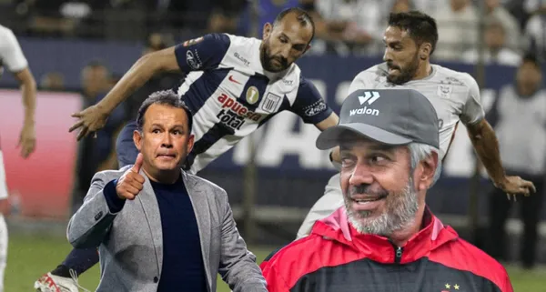 Una postal de un duelo entre Alianza Lima vs Melgar, al lado Marco Valencia. FOTO: La República