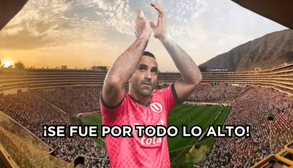 Universitario celebró un nuevo campeonato en el Estadio Monumental.