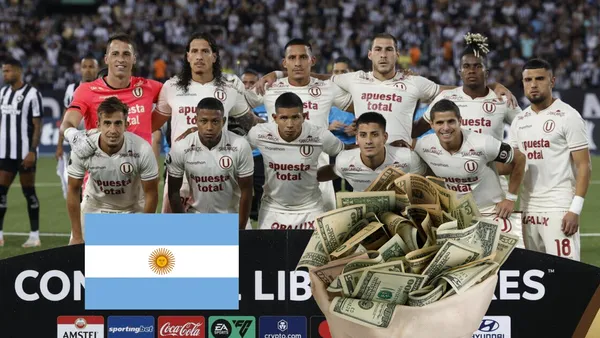 Universitario de Deportes en la foto previa al choque con Botafogo