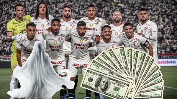 Universitario de Deportes tomándose la foto previo a un partido