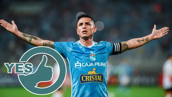 Yoshimar Yotún celebrando