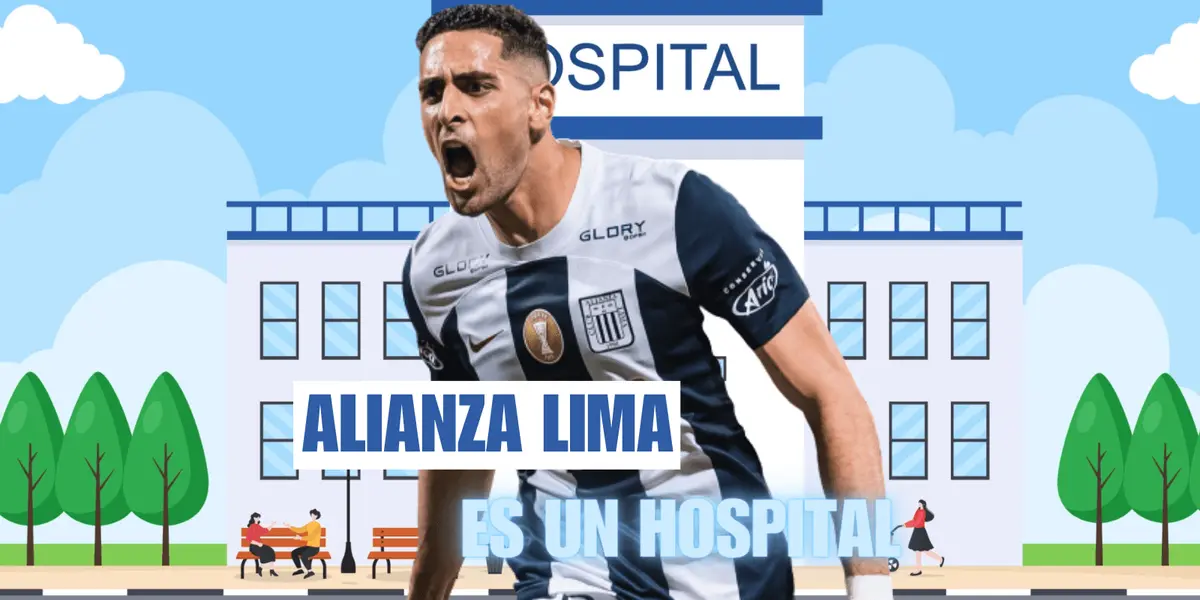 Alianza Lima no la pasa nada bien con las lesiones hoy en día