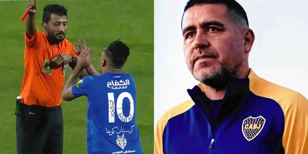 Cueva tuvo dos impases en el partido de ayer entre el Al-Fateh y Al-Ittihad y ahora en Boca dudan de la posible contratación.