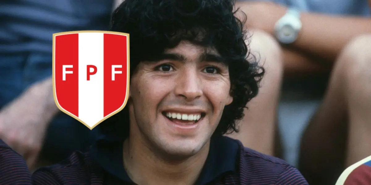 Diego Armando Maradona hace algún tiempo visitó Perú y confesó que era hincha de un solo equipo.
