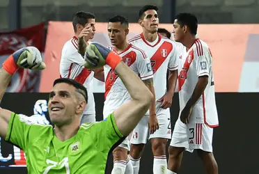 Emiliano ‘Dibu’ Martínez ya se ve como ganador en el choque contra la Selección Peruana