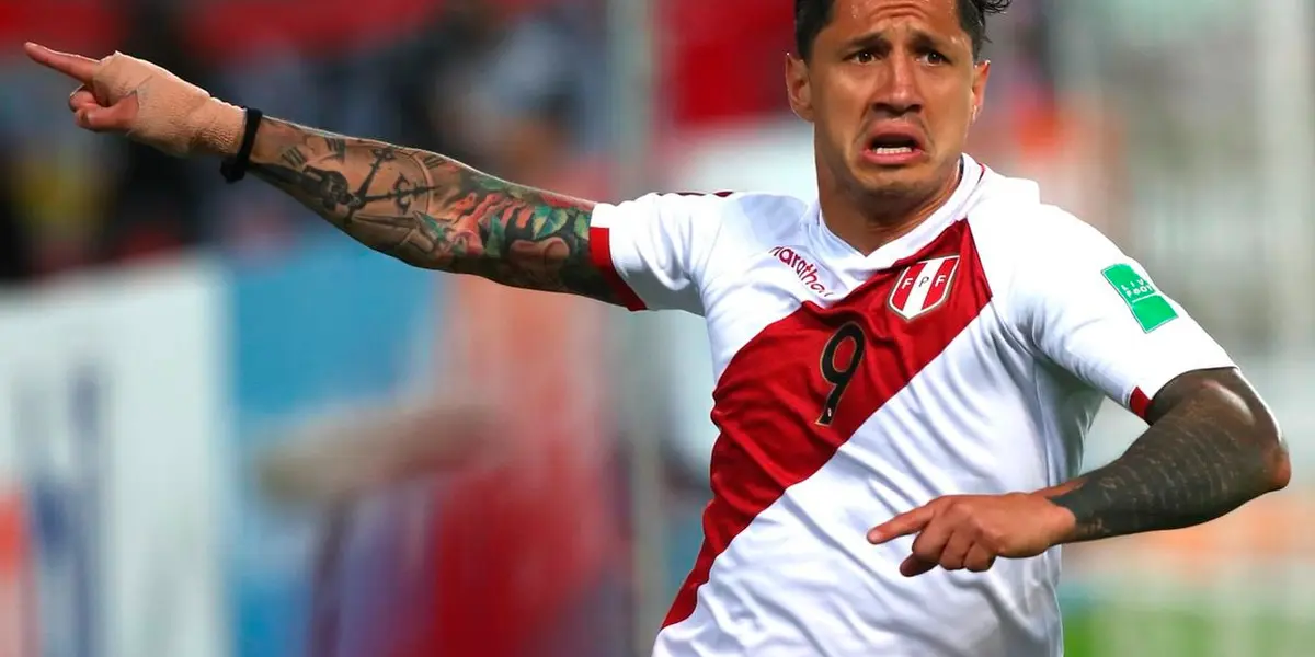 Gianluca Lapadula convirtió el primer gol del partido ante Paraguay en la última fecha de las eliminatorias