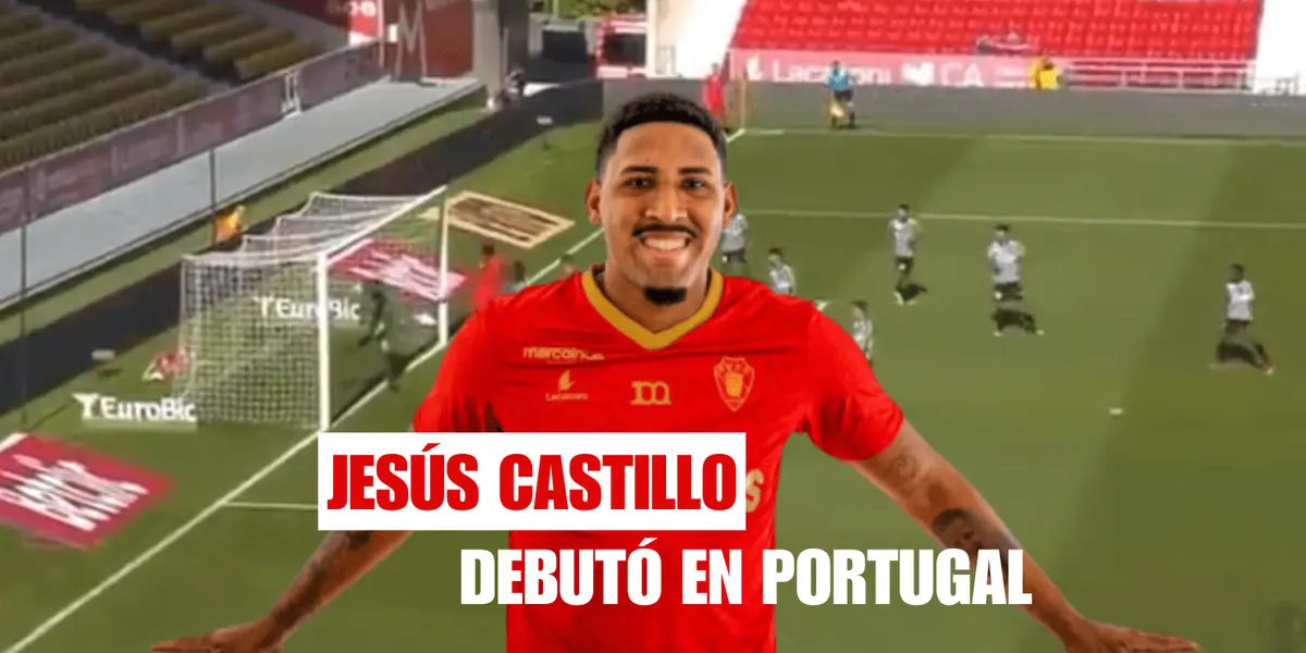 Jesús Castillo debutó en la Liga de Portugal en una tremenda goleada