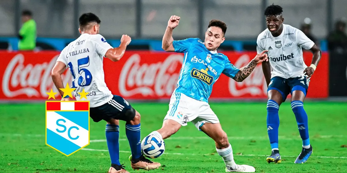 Jugador de Sporting Cristal jugó pésimo ante Emelec por la Copa Sudamericana 