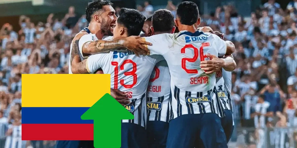 Jugadores de Alianza Lima celebrando un gol 